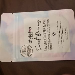 StyleFox Beauty Sweet Dreams Lavender Oat Sleep Face Mask